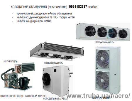 холодильные агрегаты сплит Китай Турция Европа, в камеры от 6м3.